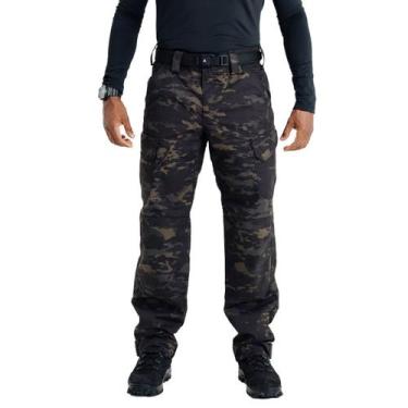 Imagem de Calça Tática Platoon Invictus Rip Stop Ultimate 6 Bolsos, Warskin blac