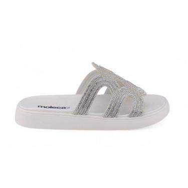 Imagem de Chinelo Slide Casual Feminino Moleca 5469.134 Strass