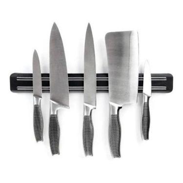 Imagem de Barra Magnética Imã Suporte Facas Ferramentas Cozinha 33cm - DTC