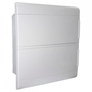 Imagem de Centrinho Steck Pvc Embutir Branco Para 24 Disjuntores Din Sem Barrame