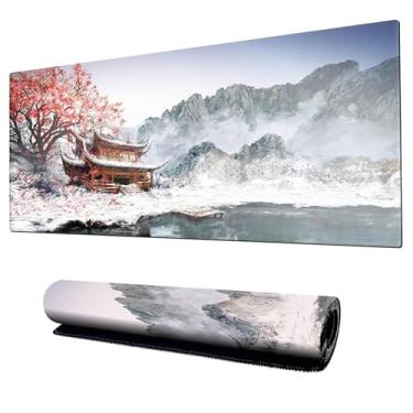 Imagem de Mouse Pad Gamer Speed Extra Grande Profissional 90x40 x3mm Bordas Costuradas e Base Antiderrapante Cultura Japonesa Premium (1)