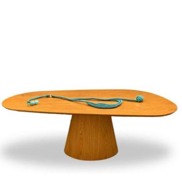 Imagem de Mesa Oval Organica Em Freijo 120x80cm
