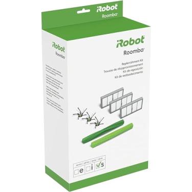 Imagem de iRobot Peças de reposição autênticas - Kit de reposição da série Roomba, (3 filtros, 3 escovas de canto, 1 conjunto de pincéis de borracha para várias superfícies), verde - 4646124