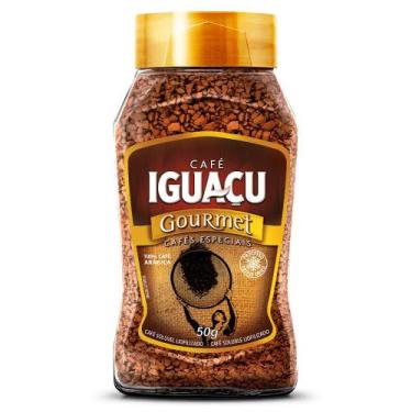 Imagem de Café Iguaçu Solúvel Liofilizado Gourmet - Vidro 50g