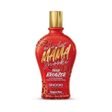 Imagem de Supre Bronzeador Snooki One Hot Mama Tingle Com Estimuladores De Pele Hot Skin, Protetor De Cor De Tatuagem E Firmador De Pele 12Oz