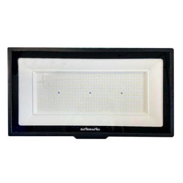 Imagem de Refletor Led 500W 6500K 50000Lm Preto Ip66 Bivolt Eletrorastro
