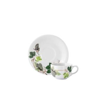 Imagem de Xicara Café Com Pires 100ml Porcelana Schmidt - Dec. Uirapuru 2423, 24