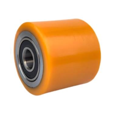 Imagem de MERIGLARE Conjunto de rodas de pneu de tração empilhadeira elétrica paleteira rolo de reparo substitui conjunto de rodas de empilhadeira para empilhadeira, S