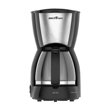 Imagem de Cafeteira Britânia BCF19 | 18 Xícaras, Jarra de Vidro, 550W, Preto