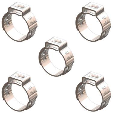 Imagem de Kit 5 Abraçadeira Aperto Radial 14,3x16,8 Fita 7mm Suprens