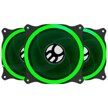 Imagem de Cooler Fan Bluecase Com Led Verde 120Mm - Bf-24G
