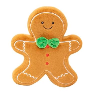 Imagem de Generic Almofada decorativa, decoração de Natal, criativa, novidade, decoração para casa, brinquedo de pelúcia, almofada de pelúcia para quarto, sofá, cama de, Menino de Gengibre