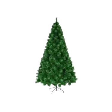 Imagem de Árvore de Natal Completa Decorada Pinheiro 2,10m e 1,80m com 566 Galhos Verde Neve e Branca - Modelo Luxo, Pinheiro de Natal, Decoração de Natal(2,10m verde (A0221E))