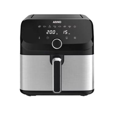 Imagem de Fritadeira Elétrica Sem óleo Air Fryer Arno Afd7 7,5l Inox Com Preto 110V