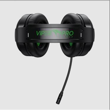 Imagem de Headset Gamer Viper Pro Rgb Mamba Vivensis - 403 Preto-verde