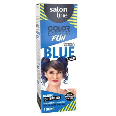Imagem de Tonalizante Color Express Fun Blue Rock Salon Line 100ml