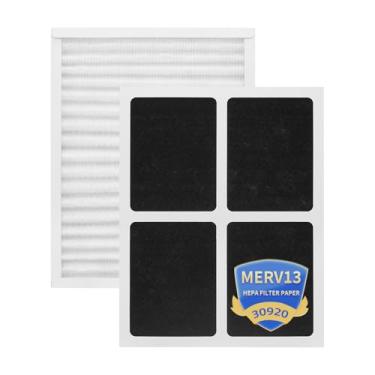 Imagem de Filtro de substituição 30920 compatível com Hunter HEPAtech 30920 compatível com 30050 30054 30055 30065 30070 30071 30075 30080 30177 30832 30882 30883 7055 Purificadores de ar 37065, filtro de