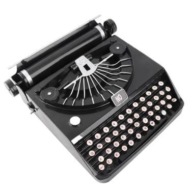 Imagem de Modelo de Máquina de Escrever Antigo, Retro Vintage Typwriter Prop Iron Portátil Manual Modelo de Modelo de Modelo Classic Decoration for Home Shoot Movie Props