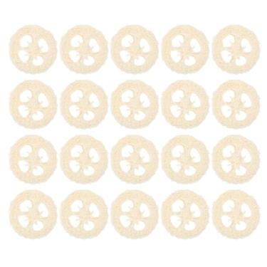 Imagem de Veemoon 20 peças de brinquedo para mastigar bucha para animais pequenos e naturais, brinquedo molar para animais pequenos, cuidados bucais, coelhos, hamsters, limpeza de dentes para dentes saudáveis e