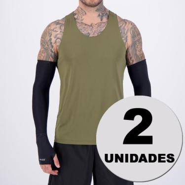 Imagem de Kit 2 Manguitos Snugg com Abertura para Relógio Preto - Snugg Wear, M