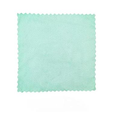 Imagem de Pano de limpeza de microfibra pacote com 10 panos de limpeza de vidro sem fiapos verde