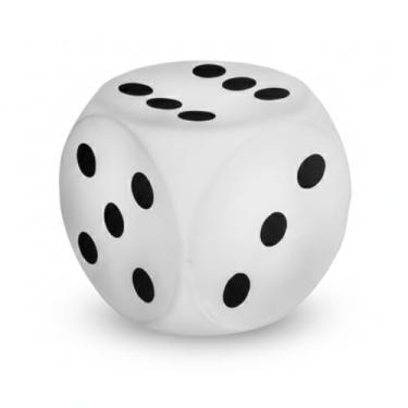 Imagem de Luminária Dado Fun Light | Abajur de Mesa Cubo Decorativo Bivolt | Polietileno Resistente | Ideal para Gamers, Quartos e Salas de Leitura