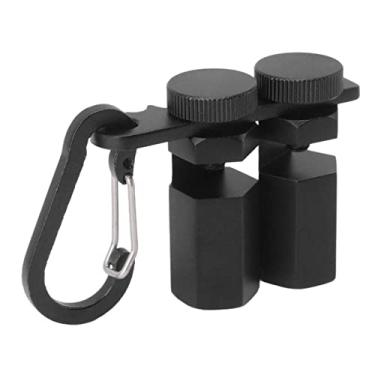 Imagem de ZAWELIYO Botão de Medição de, Batentes Quadrados de Estrutura de Liga de Alumínio, Alta Resistência para Estruturas de Escadas e Vigas, Tamanho Compacto, Layout Preciso, Braçadeira de (Preta)