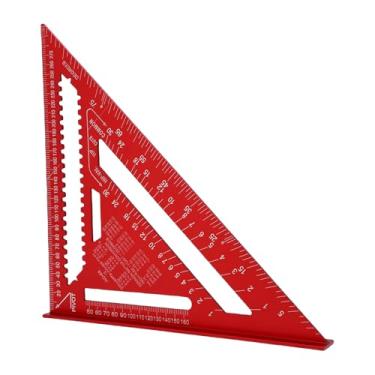 Imagem de Zerodis Viga Quadrada de Alumínio para Medição de Quadrados, Ferramenta de Layout, Transferidor de Régua Com Moldura, Esquadria Quadrada, Transferidor Quadrado, Orientação para Carpintaria, Viga de