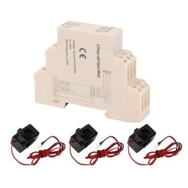 Imagem de Fabater Medidor de Energia Inteligente para Monitoramento de Energia na Escola, Medidor de WiFi Com Controle Remoto de Aplicativo Trifásico e Sensores de Corrente