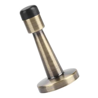 Imagem de GLOGLOW Sucção de Porta de Armário Com Amortecedor de Borracha, Acabamento Escovado Em Bronze, Diâmetro de Base de 4 Cm, para Rolha de Porta de Casa e Hotel, Liga de Zinco Nan (Parte superior da