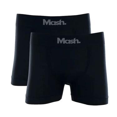Imagem de Mash - Cueca Boxer 711.01, Masculino, Preto/Preto, M