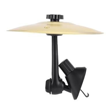 Imagem de Fockety Ventilador de Ar de Prato de Carro, Atualização de Mini Tambor de Choque para Ventilação de Ar Com Suporte Ajustável, Design Compacto para a Maioria Dos Veículos (Ouro)