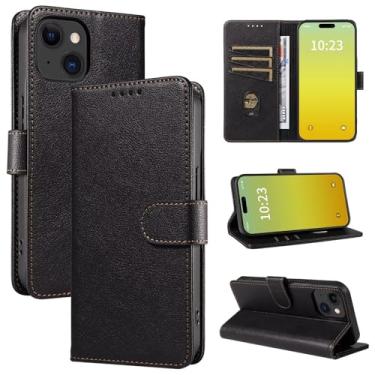 Imagem de Capa carteira para iPhone 17/17 Pro/Pro Max/iPhone 16 Pro Max [porta-cartão/compartimentos para dinheiro] [Suporte] Capa protetora magnética de couro premium à prova de choque capa flip para celular