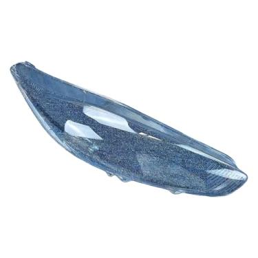 Imagem de Tampa da tampa do farol do carro farol sombra cabeça da lâmpada capa da lâmpada peças de automóvel accessori compatível com ford fiesta 2013 2014 2015(Right side)