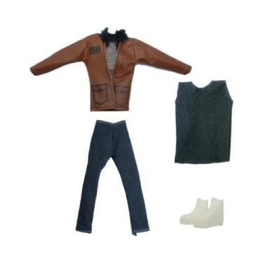 Imagem de Boneco Masculino De 29CM Com Conjunto De Roupas Feitas À Mão, Traje De