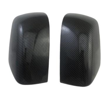 Imagem de Capa de espelho de porta lateral de fibra de carbono guarnição acessórios de carro Compatível com Isuzu D-max Dmax 2012 2013 2014 2015 2016 2017 2018 adesivos cromados(Carbon fiber)