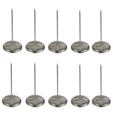 Imagem de Kit 10 Porta Comandas Espeto Em Aço Inox 15Cm Para Bar, Restaurante e 