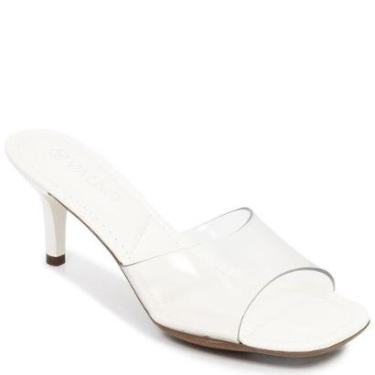 Imagem de Tamanco Em Vinil Transparente Salto Fino Via Uno 9370001-Feminino