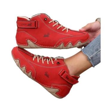 Imagem de Sapatos Casuais Femininos De Verão Com Solado Macio Antiderrapante Con