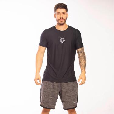 Imagem de Camiseta Masculina Dry Lobo Black Alpha CO-Masculino