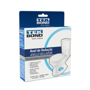 Imagem de Kit C/ 10 Anel Vedação Vaso Sanitário C/ Guia Tekbond