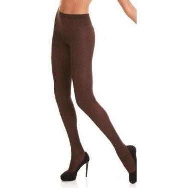 Imagem de Meia Calça Loba Fio 40 Opaca Feminina - Lupo, P, Marrom café