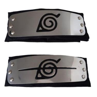 Imagem de Bandana Anime Geek Cosplay - MSW Comercial LTDA, Preto, Vila da folha 