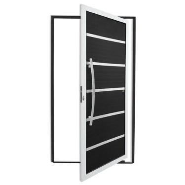 Imagem de Porta Pivotante Lambril Premium com Puxador Super 210cm x 120cm Brimak