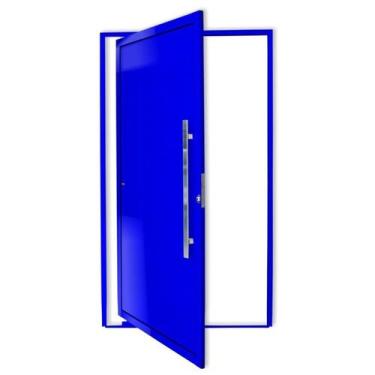 Imagem de Porta Pivotante Lambril com Puxador Super 210cm x 100cm Brimak Abertur