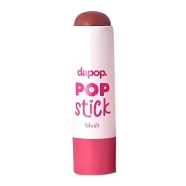 Imagem de Blush Bastão Pop Stick Dapop Vitamina E Manteiga Karitê Cor Matte 01 7