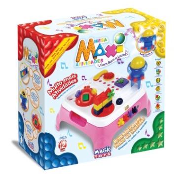 Imagem de Mesa Infantil Maxi Atividades Rosa 1070L - Magic Toys