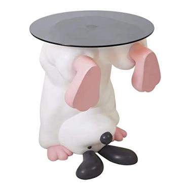 Imagem de Casa criativa mesa de centro para cachorro sofá grandes ornamentos piso casa sala de estar