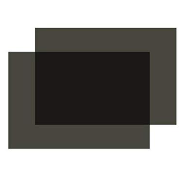 Imagem de Folhas de filme polarizado, 2 peças, 7,8 x 5,9 polegadas/20 x 15 cm, polarizador adesivo e filtro polarizador linear para tela física educacional