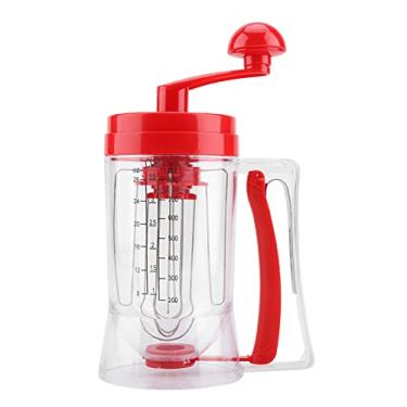 Imagem de Batter Mixer - Hand-Held Manual Pancake Cupcake Batter Mixer Dispensador Máquina de Cozimento Ferramenta Para Fazer Bolos Waffles Massas